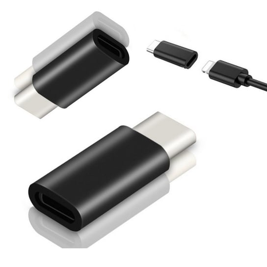 Adapter przejściówka Lightning do USB-C Type-C (Black) MFC
