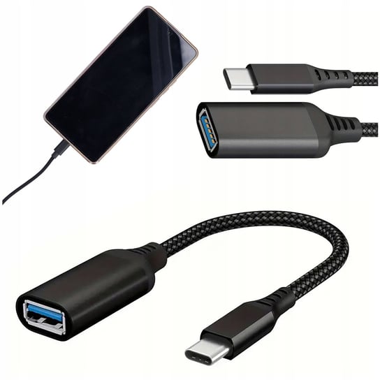 Adapter przejściówka USB C na USB 3.0 OTG kabel typ C do laptopa telefonu Nice Stuff