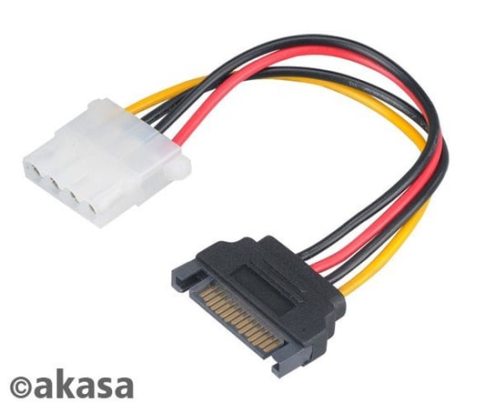 Adapter SATA - Molex AKASA AK-CBPW0315, 0.1 m Akasa