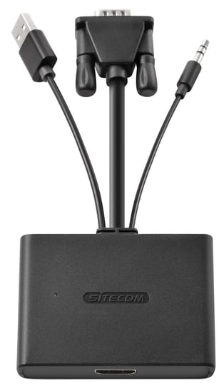 Adapter SITECOM CN-352, VGA/Audio - HDMI, USB Sitecom