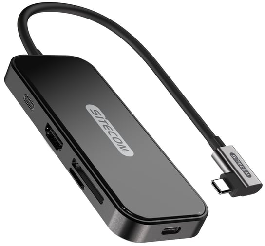Adapter SITECOM CN-393, USB-C - HDMI/2x USB-A 3.1/USB-C 3.1/SD/MicroSD/Jack 3.5mm Sitecom