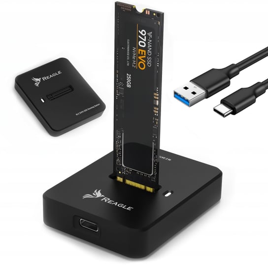 Adapter Ssd M.2 Nvme Sata Kieszeń Dysk Usb-C 3.2 Reagle