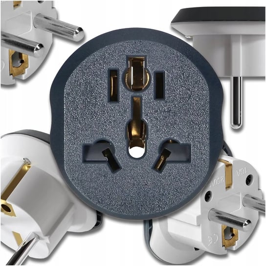 ADAPTER UNIWERSALNY UK EU USA PRZEJŚCIÓWKA NA CAŁY ŚWIAT DomowyŚwiat
