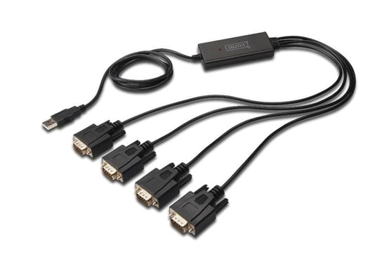 Adapter USB 2.0 - 4 x RS232 DIGITUS DA-70159, 1.5 m Digitus