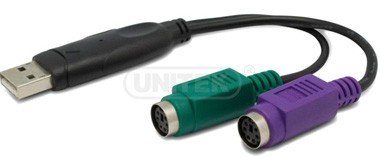 Adapter USB - 2x PS/2 UNITEK Y-155 Unitek