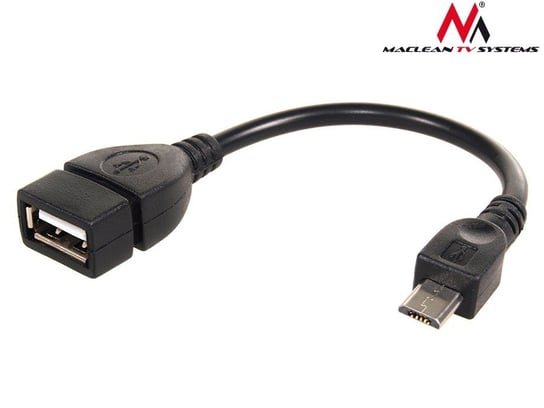 Adapter USB-A - microUSB-B MACLEAN MCTV-696, 0.15 m Maclean