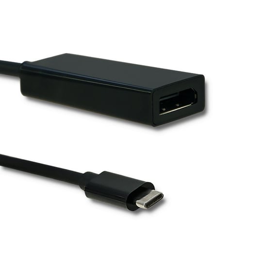 Adapter USB-C/DisplayPort 4K QOLTEC, 23 cm Qoltec