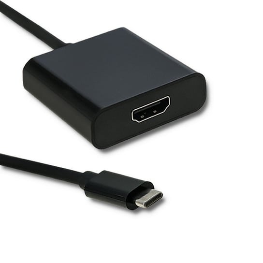 Adapter USB-C/HDMI 4K QOLTEC, 23 cm Qoltec