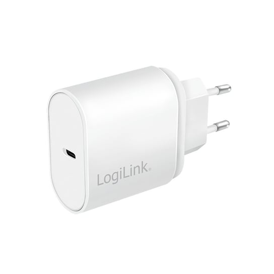 Adapter USB-C LogiLink, 20 W Power Delivery, szybkie ładowanie, biały LogiLink