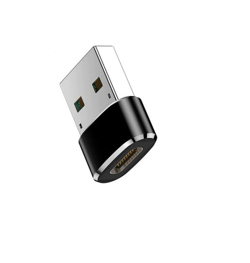 Adapter USB-C - USB czarny woreczek TelForceOne