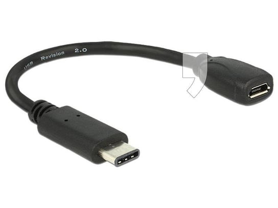 Adapter USB typ C - microUSB DELOCK Delock