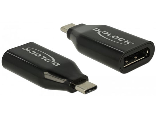 Adapter USB type-c-Displayport 4k 60mhz czarny DELOCK Delock