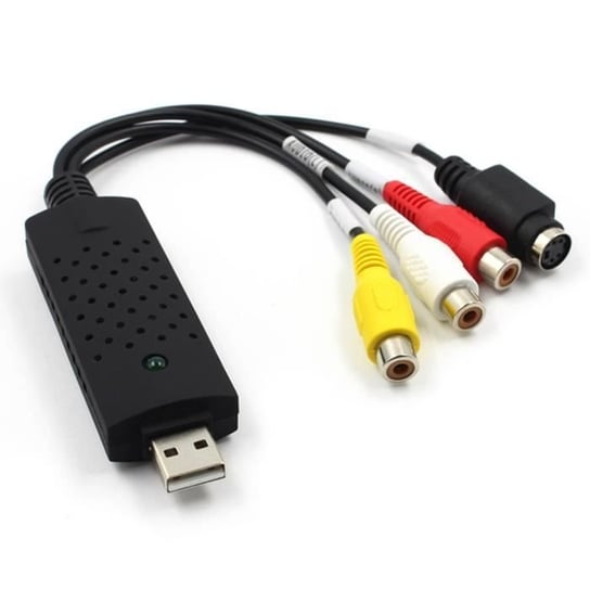 Adapter USB z funkcją przechwytywania dźwięku, 4-kanałowa karta przechwytywania audio-wideo Adapter USB 2.0 VHS VCR Konwerter TV na DVD Obsługa Wi-Fi Inny producent