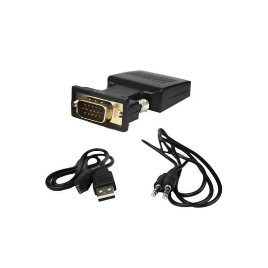 Adapter VGA na HDMI z gniazdem audio 3,5 mm Inny producent (majster PL)