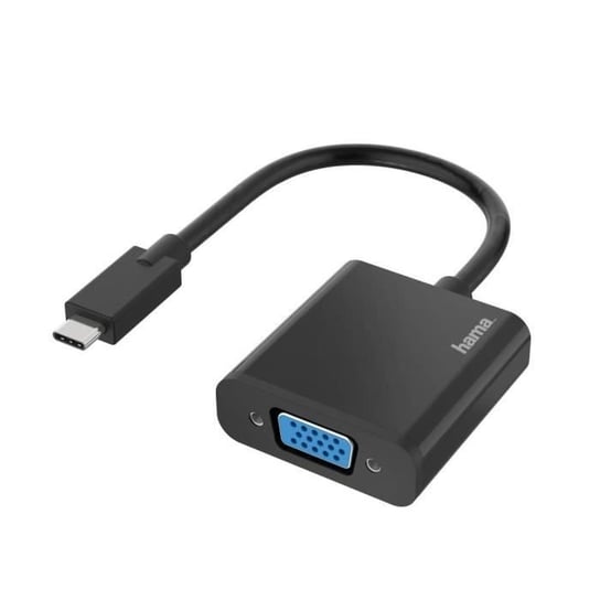 Adapter wideo, wtyczka USB-C - port VGA, - Full-HD 1080p Hama