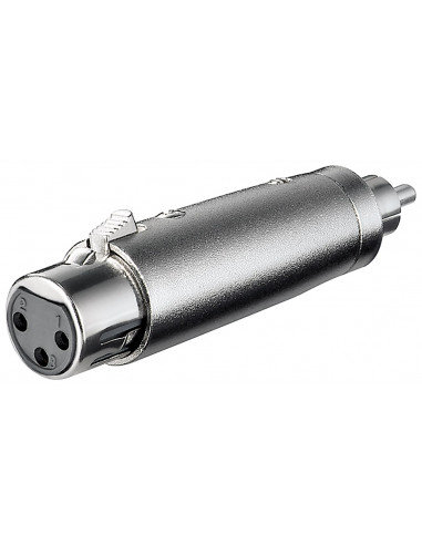 Adapter XLR, wtyk cinch na gniazdo XLR Goobay