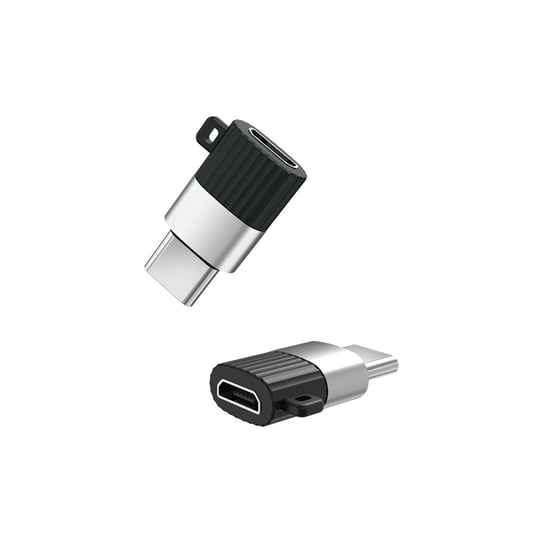 Adapter XO NB149-A micro-USB do USB-C, czarny XO