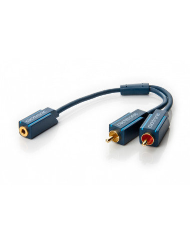 Adapter Y MP3 - Długość kabla 0.1 m Clicktronic