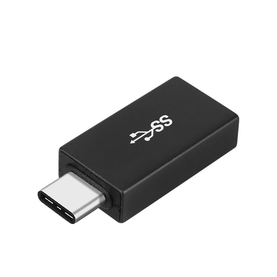 Adapter żeński USB-A do męskiego USB-C Ultra-kompaktowy Czarny Avizar