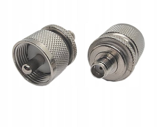 Adapter złącze gniazdo SMA - wtyk UHF przejściówka UC1 Veoz
