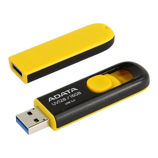 Adata UV128 16GB USB3.0 Black-Yellow ADATA
