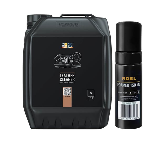Adbl Leather Cleaner 5L - Środek Do Czyszczenia Skóry Z Butelką Pianującą ADBL