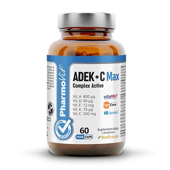 ADEK + C MAX Clean Label 60 kapsułek - Pharmovit Pharmovit