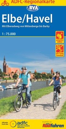 ADFC-Regionalkarte Elbe/Havel Magdeburg 1:75.000 Bva Bielefelder Verlag, Bva Bikemedia Gmbh