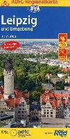 ADFC-Regionalkarte Leipzig und Umgebung / Leipziger Neuseenland, 1:75.000 Bva Bielefelder Verlag, Bva Bikemedia Gmbh