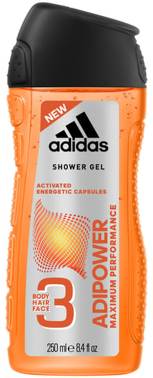 Adidas, AdiPower, Żel pod prysznic, 250 ml Adidas