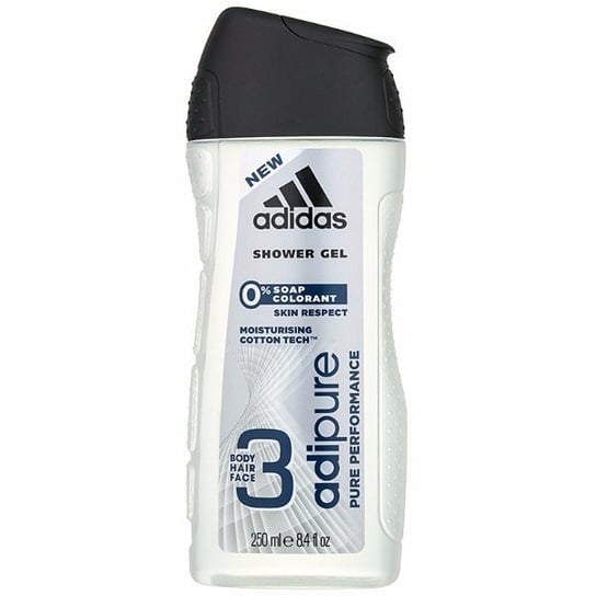 Adidas, AdiPure Man, Żel pod prysznic, 250 ml Adidas