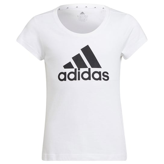 Adidas Big Logo Tee Jr, Koszulka, girls, GU2760, biały, 134 Adidas