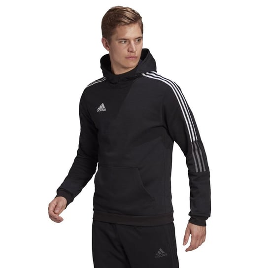 Adidas, Bluza sportowa męska, TIRO 21 Sweat Hoody GM7341, czarny, rozmiar S Adidas