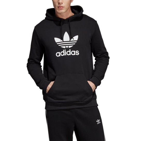 Adidas, Bluza sportowa męska, TREFOIL HOODIE DT7964, czarny, rozmiar S Adidas