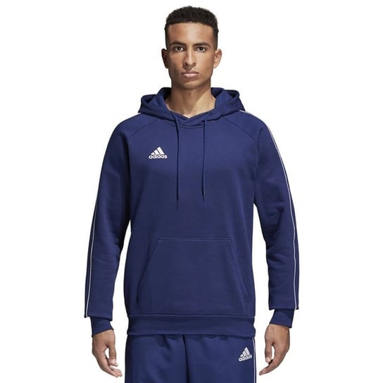 Adidas, Bluza sportowa piłkarska męska, Core18 Hoody CV3332, granatowy, rozmiar XXL Adidas