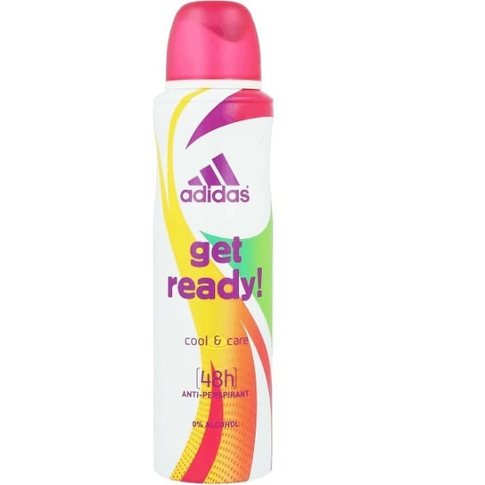Adidas, Cool & Care Women, Dezodorant w spray'u Get Ready, 150 ml Adidas