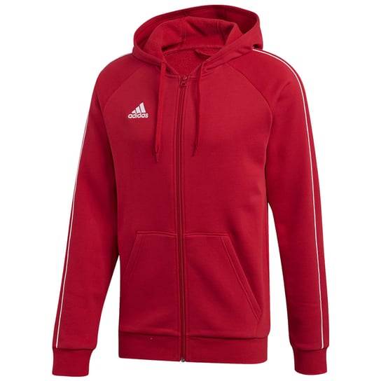 adidas Core 19 Hoodie FT8071 męska Bluza sportowa czerwona Adidas