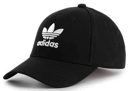 Adidas, Czapka sportowa BASEBALL CAP TREFOIL, EC3603, Czarna, Rozmiar 56-58 cm Adidas