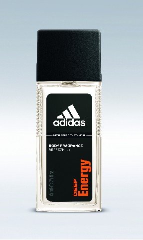 Adidas, Deep Energy, Dezodorant naturalny spray, 75 ml Adidas