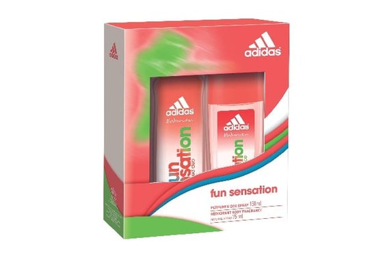 Adidas, Fun Sensation, zestaw kosmetyków, 2 szt. Adidas