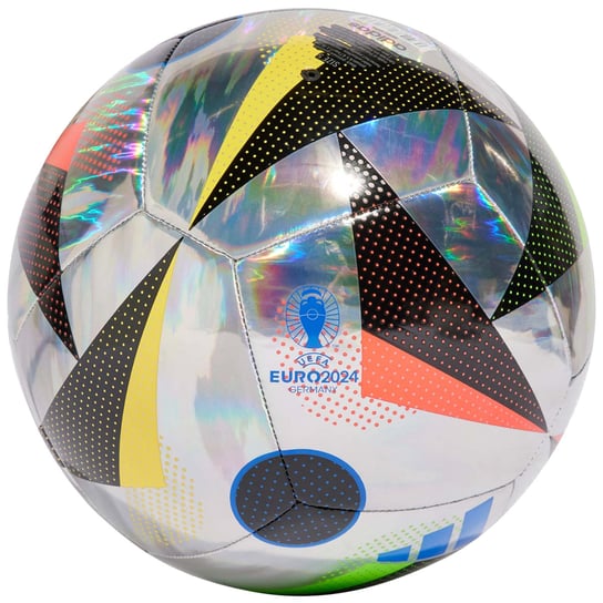 adidas Fussballliebe Training Foil Euro 2024 Ball IN9368, unisex, piłki do piłki nożnej, Srebrne Adidas