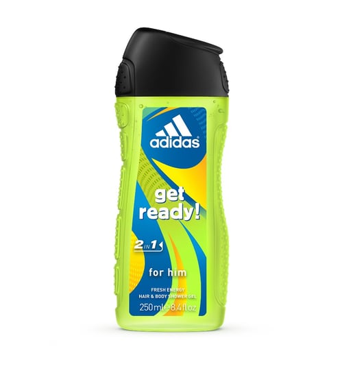 Adidas, Get Ready for Him, Żel pod prysznic 2w1, 250 ml Adidas