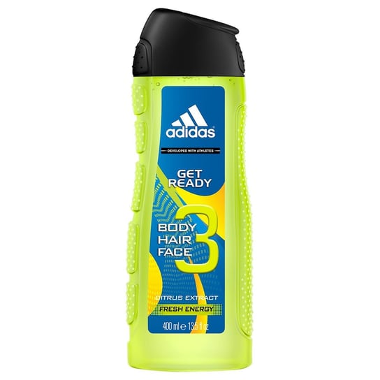 Adidas, Get Ready!, Żel Pod Prysznic 3 W 1 Dla Mężczyzn, 400Ml Adidas