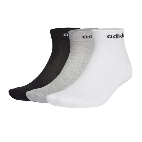 adidas Half Cushion Ankle 3P skarpety niskie 132 : Rozmiar  - 46 - 48 Adidas