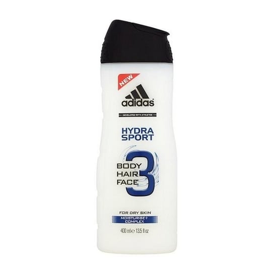 Adidas, Hydra Sport, Żel pod prysznic 3w1, 400 ml Adidas