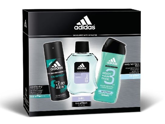 Adidas, Ice Effect, zestaw kosmetyków, 3 szt. Adidas
