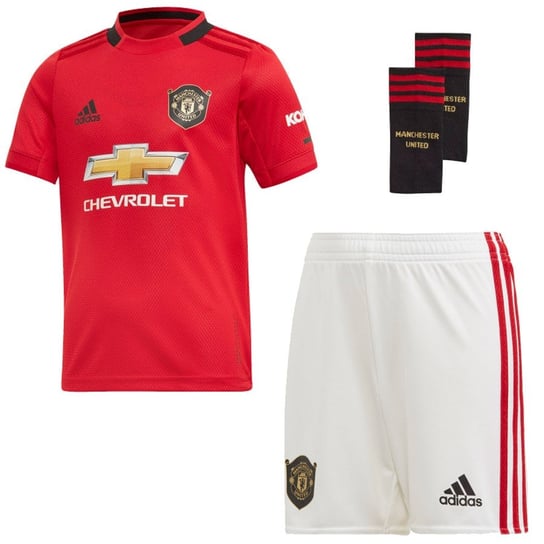 Adidas, Komplet Manchester United FC Home Mini DX8950, czerwony, rozmiar 104 Adidas