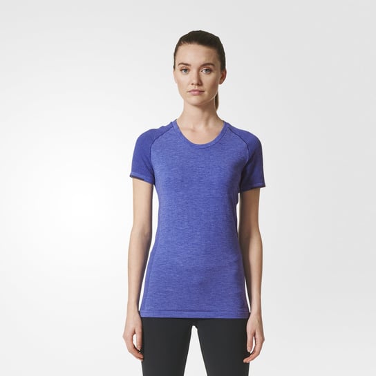 Adidas, Koszulka damska, Primeknit Wool Dip-Dyed Tee W, fioletowa, rozmiar L Adidas