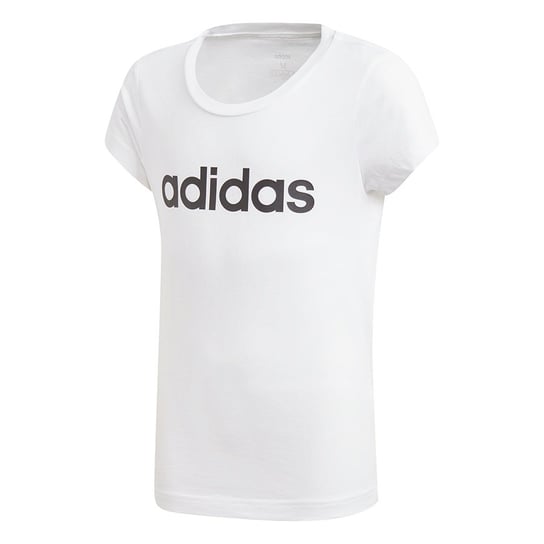 Adidas, Koszulka dziecięca, YG E LIN Tee DV0357, biały, rozmiar 164 Adidas