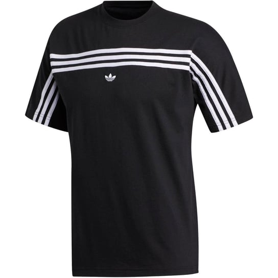 Adidas, Koszulka męska, 3STRIPE SS TEE FM1535, czarny, rozmiar L Adidas